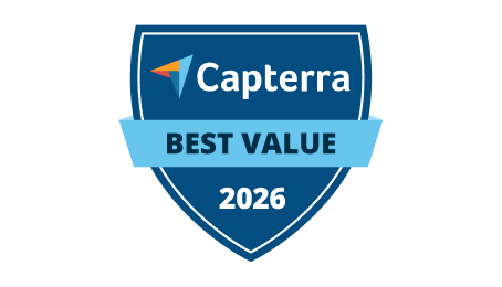 Capterra Най-добра стойност обслужване на клиенти 2026