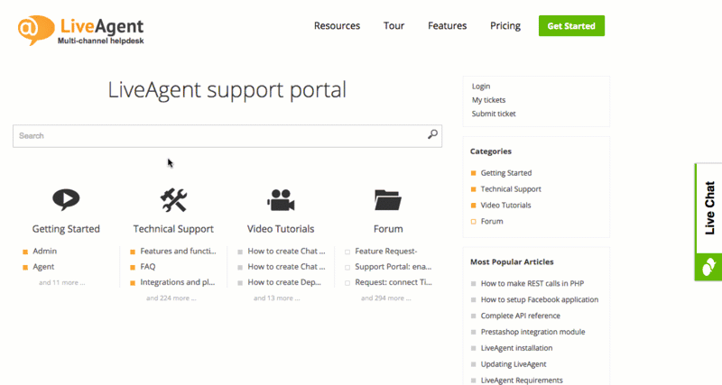 Портал за самообслужване за поддръжка на клиентите
