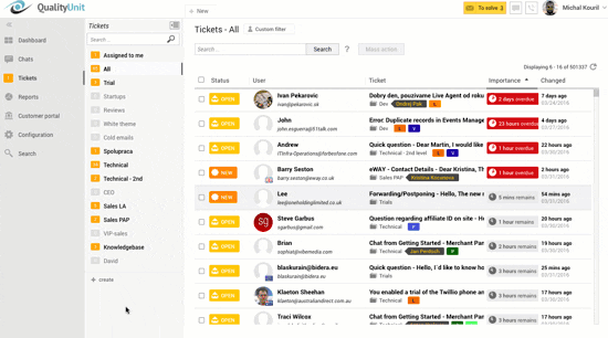 Анимация на табло на LiveAgent