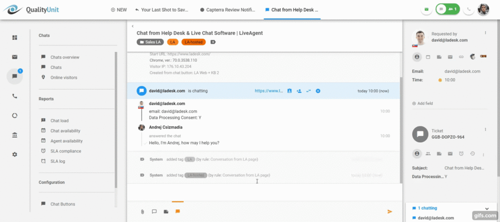 Предимство на живия чат - удобство на разговор в реално време