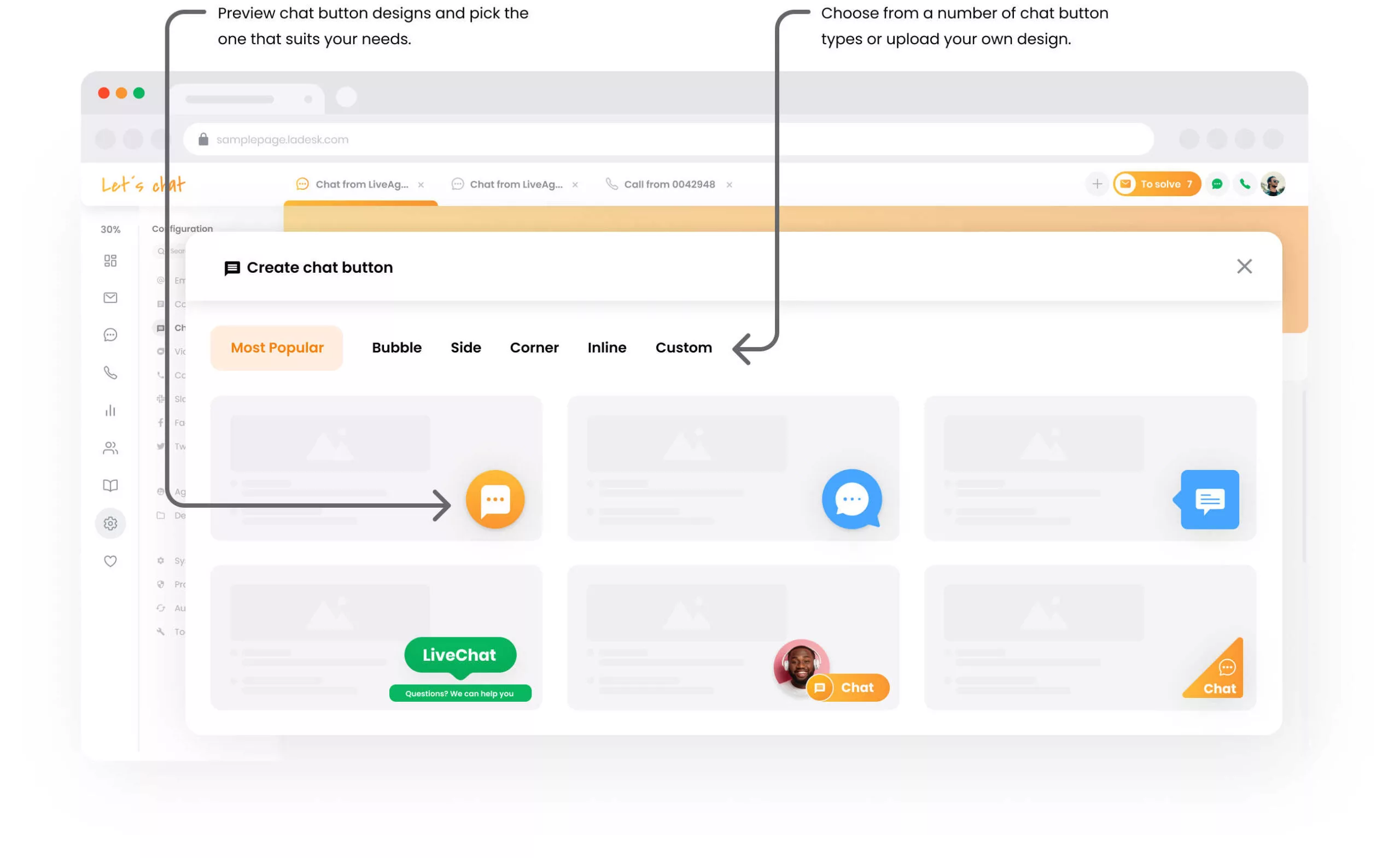 Преглед на писането в реално време в LiveAgent