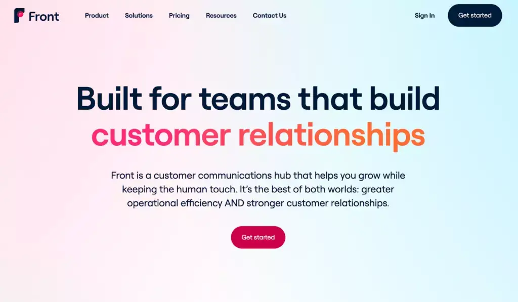 Front начална страница