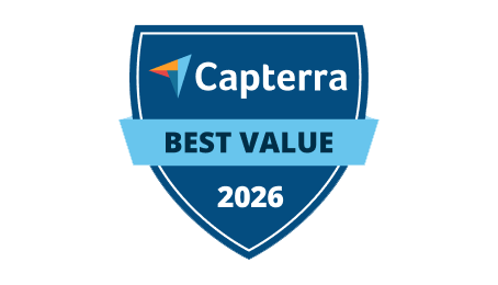 Capterra Най-добра стойност обслужване на клиенти 2026