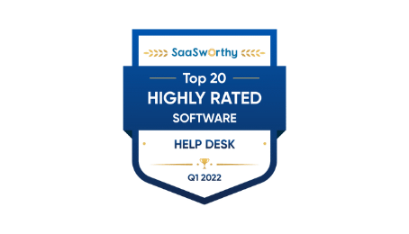 Високо оценена софтуер за Help Desk Q1 2022