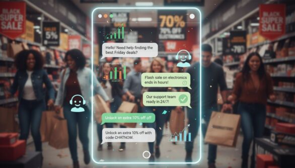Как лайв чатът повишава конверсиите в електронната търговия на Черен петък