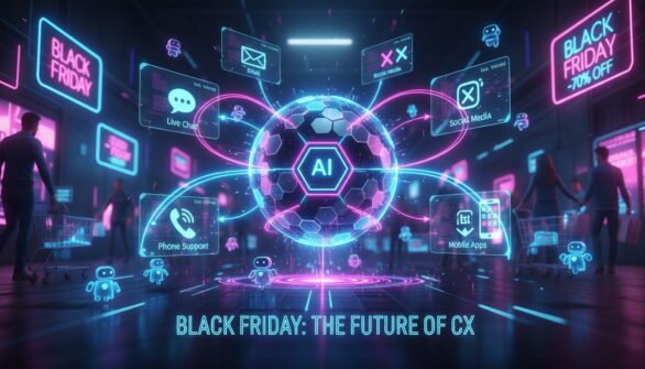 Ролята на AI и омниканален live chat в поддържането на клиентите на Black Friday