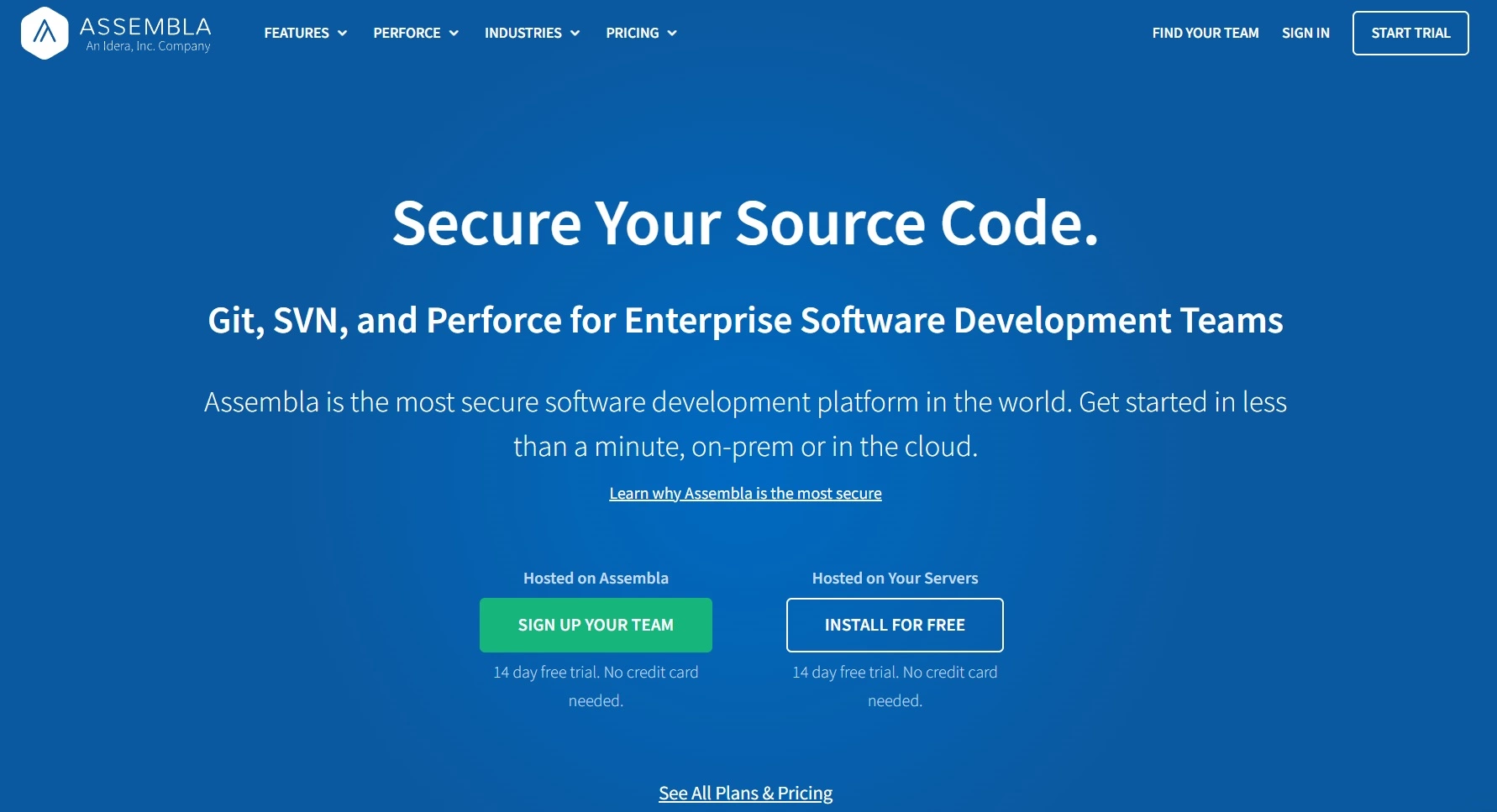 Начална страница на Assembla - платформа за разработка на софтуер и инструмент за управление на проекти, който може да ви помогне да управлявате работния си товар и да держите всичко организирано.