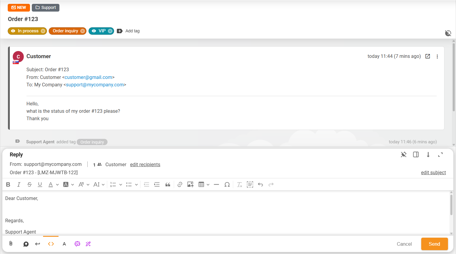 Подобрен макет на билета и поле за действия