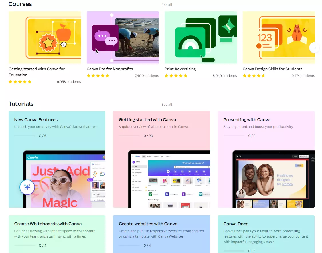 Дизайнерско училище на Canva