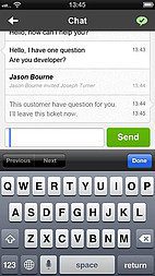 Интерфейс на LiveAgent iOS приложение - Детайли на билета