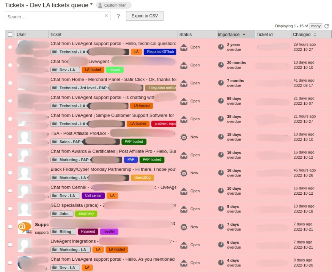 Проблем с филтър