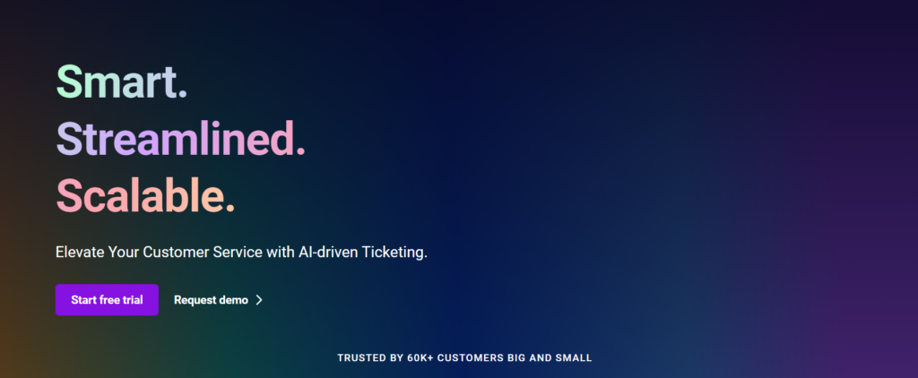 Freshdesk начална страница - Алтернатива на Spiceworks, която си заслужава да бъде разгледана за мащабиране на вашата клиентска поддръжка