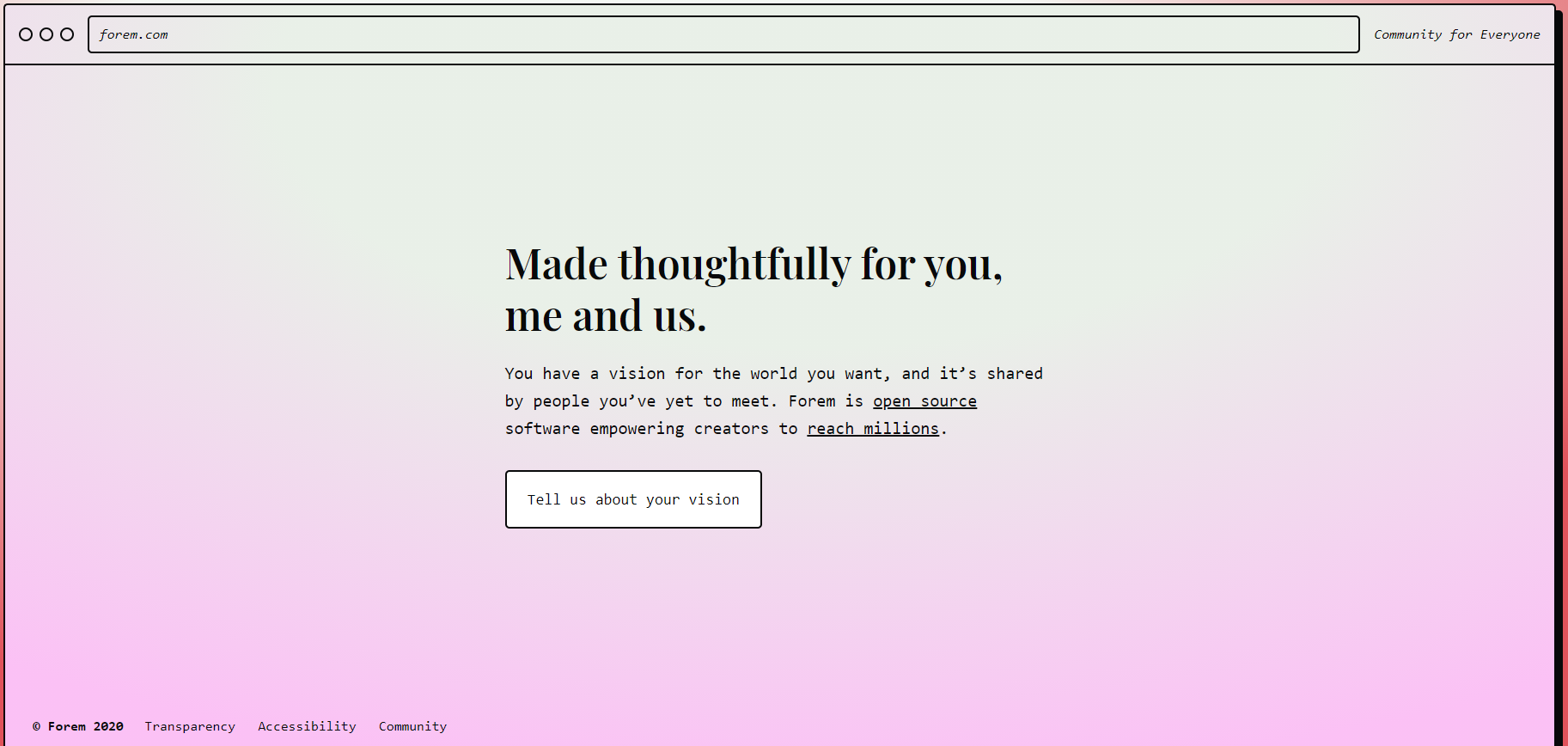 Софтуер за форум с отворен код Forem