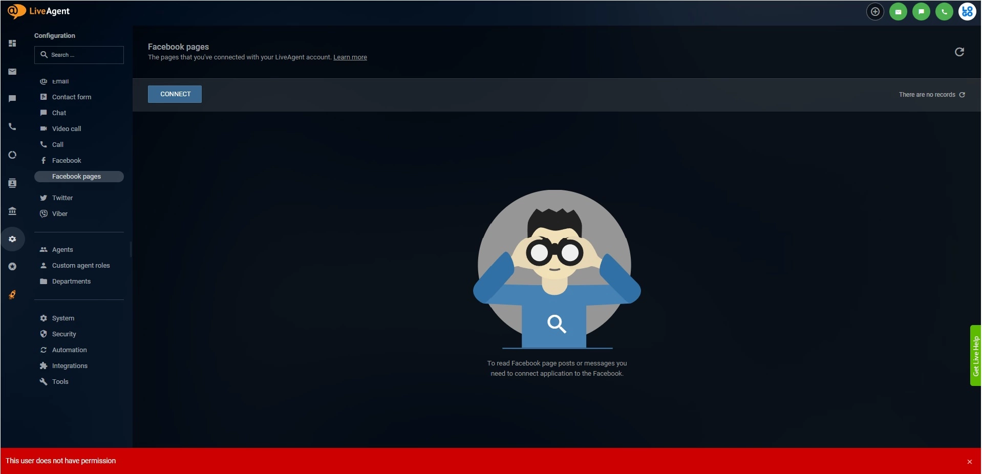 LiveAgent - Поправен проблем с интеграцията на Facebook