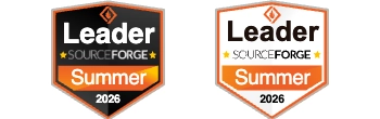 Значка летен лидер на 2026 г. на LiveAgent от SourceForge