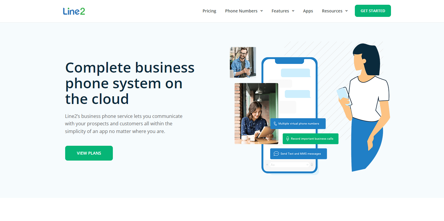 Line2 уебсайт на доставчика