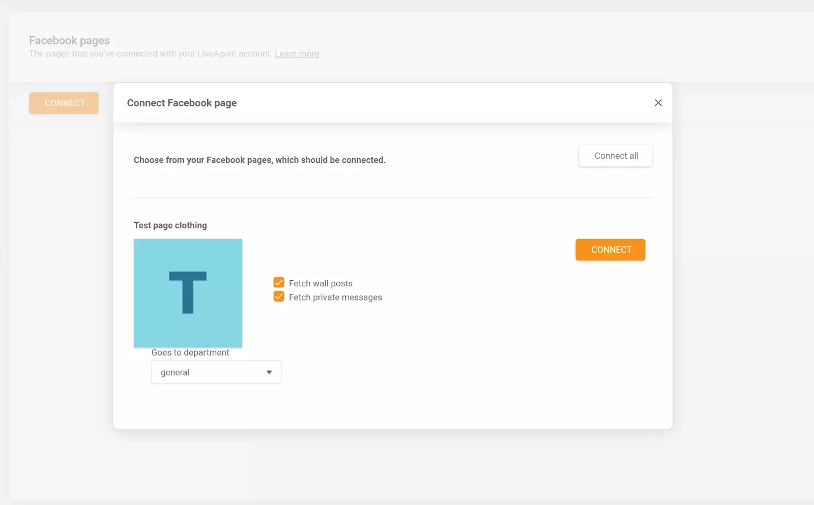 LiveAgent - свържете вашата Facebook страница