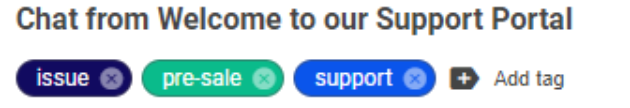 Тагове в LiveAgent