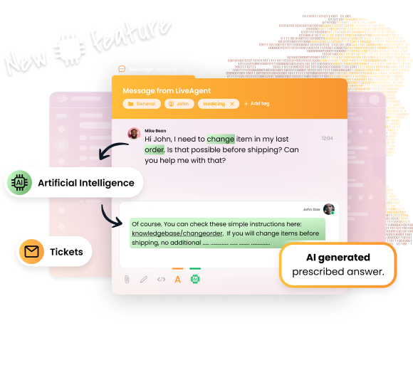 AI Whisper асистент на LiveAgent