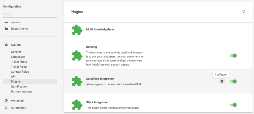 Активна приставка за интеграция със Salesforce в LiveAgent