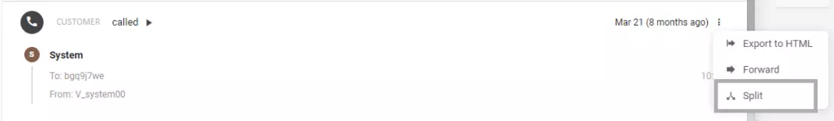 Разделяне на една имейл нишка на множество имейли, за да се избегне объркване и задръстване