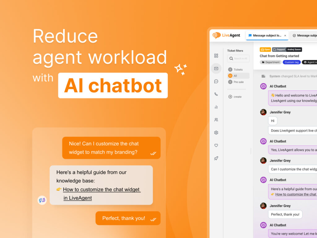 AI Chatbot на LiveAgent