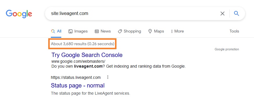 Индексиране на LiveAgent