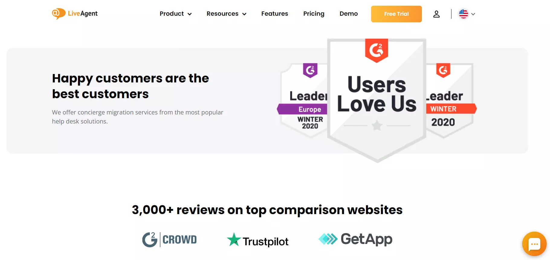 Отзиви на LiveAgent