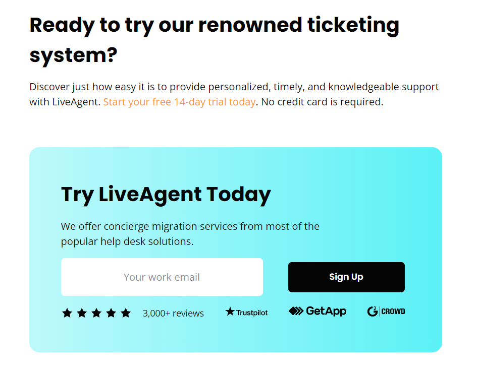 Опитайте LiveAgent