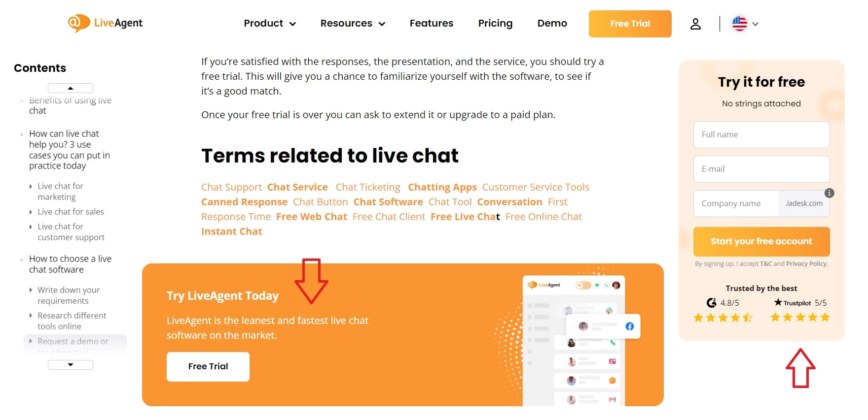 Доказателство за стойност на LiveAgent