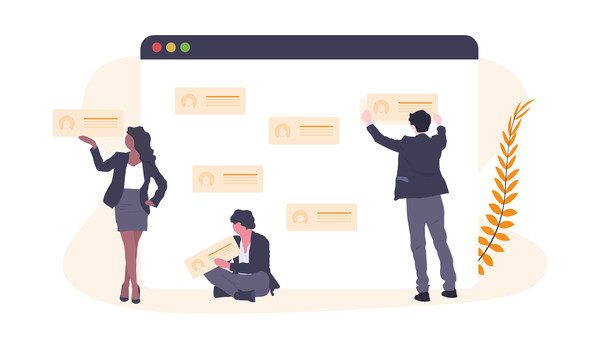 цифрови маркетингови профили на клиенти - илюстрация