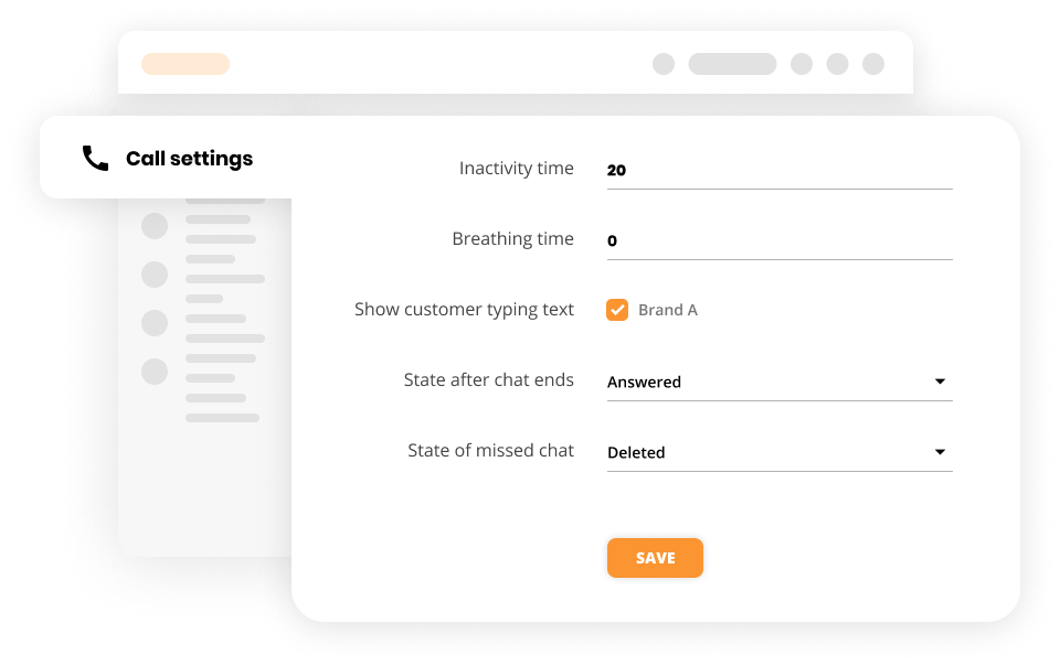 Настройки на повиквания в софтуер за клиентско обслужване - LiveAgent