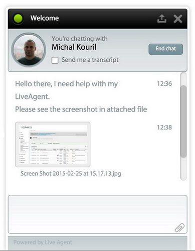 Приложение за живо чат на LiveAgent
