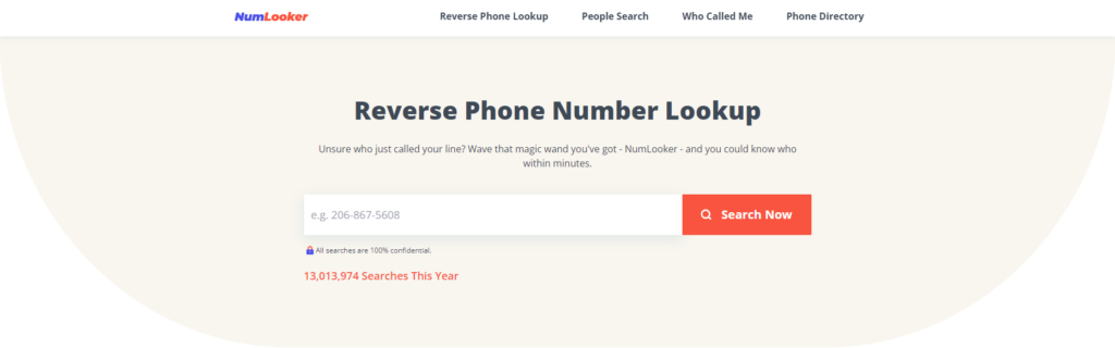 Начална страница на NumLooker