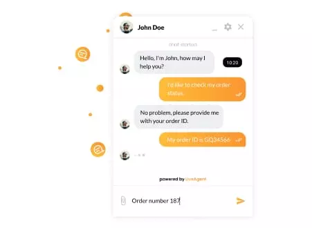 Live chat на LiveAgent