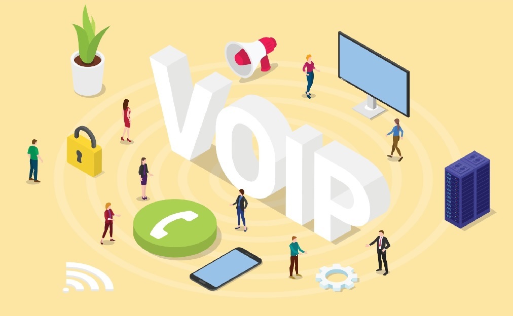 Илюстрация на VoIP