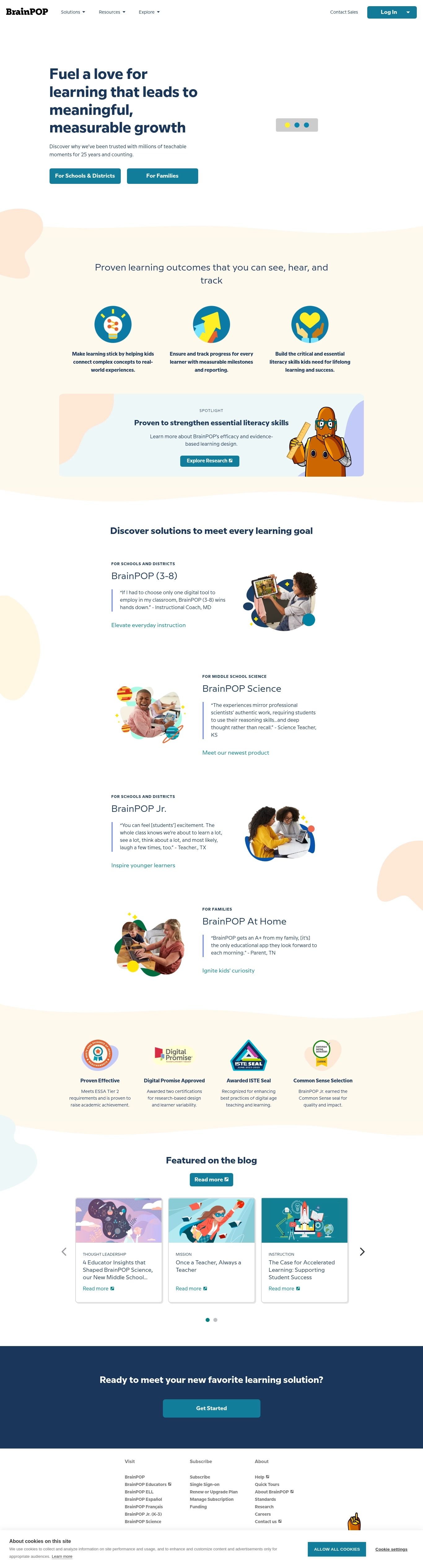 BrainPOP Контакти на Help Desk