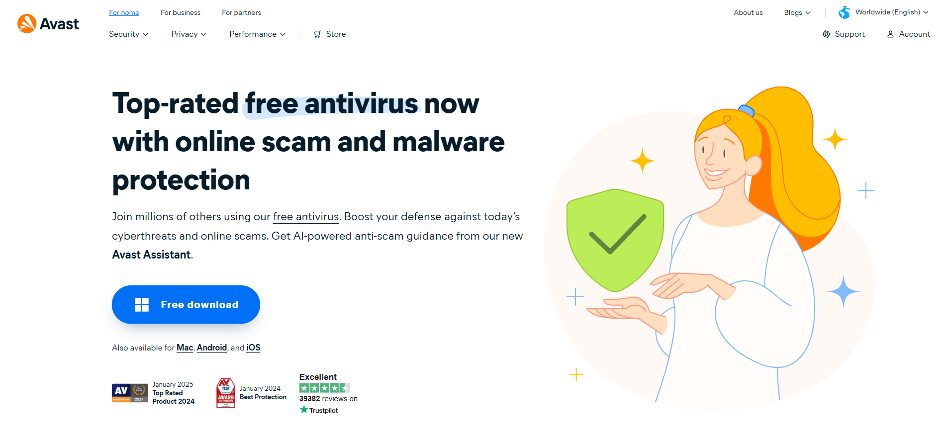 Контакти на помощния център на Avast