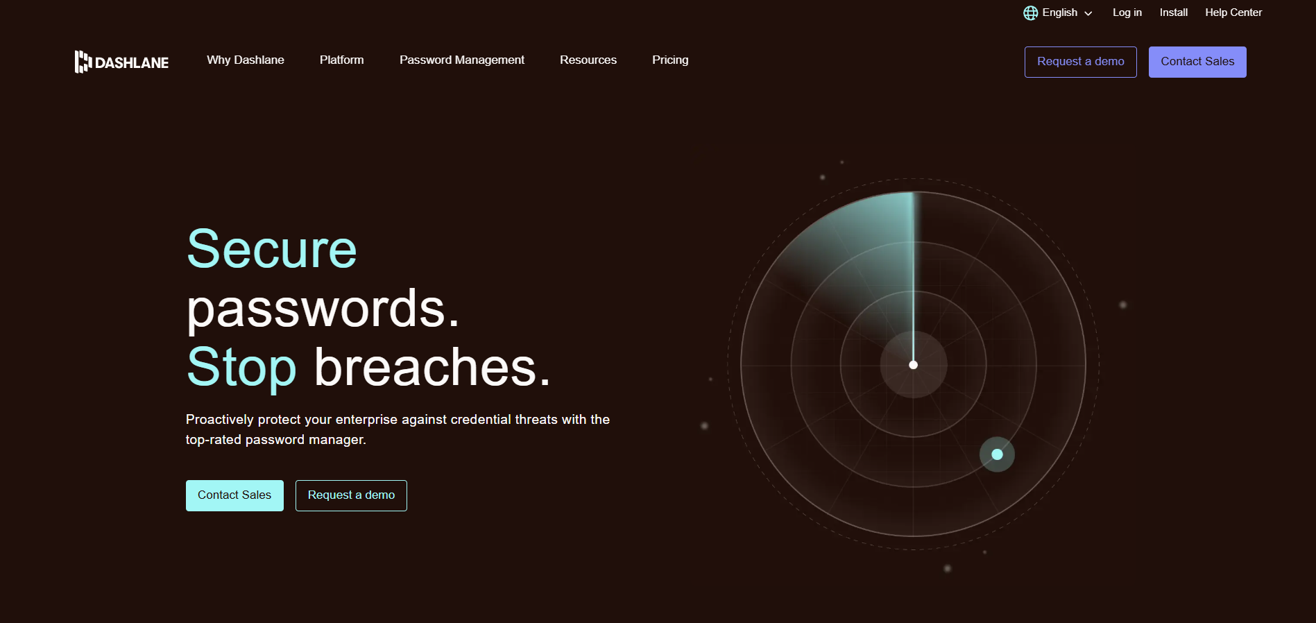 Контакти на хелп деск екипа на Dashlane