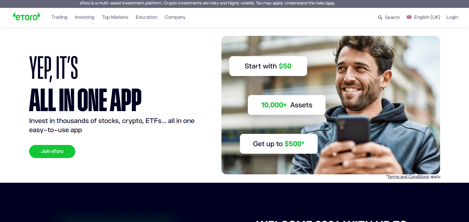 eToro Контакти на Help Desk