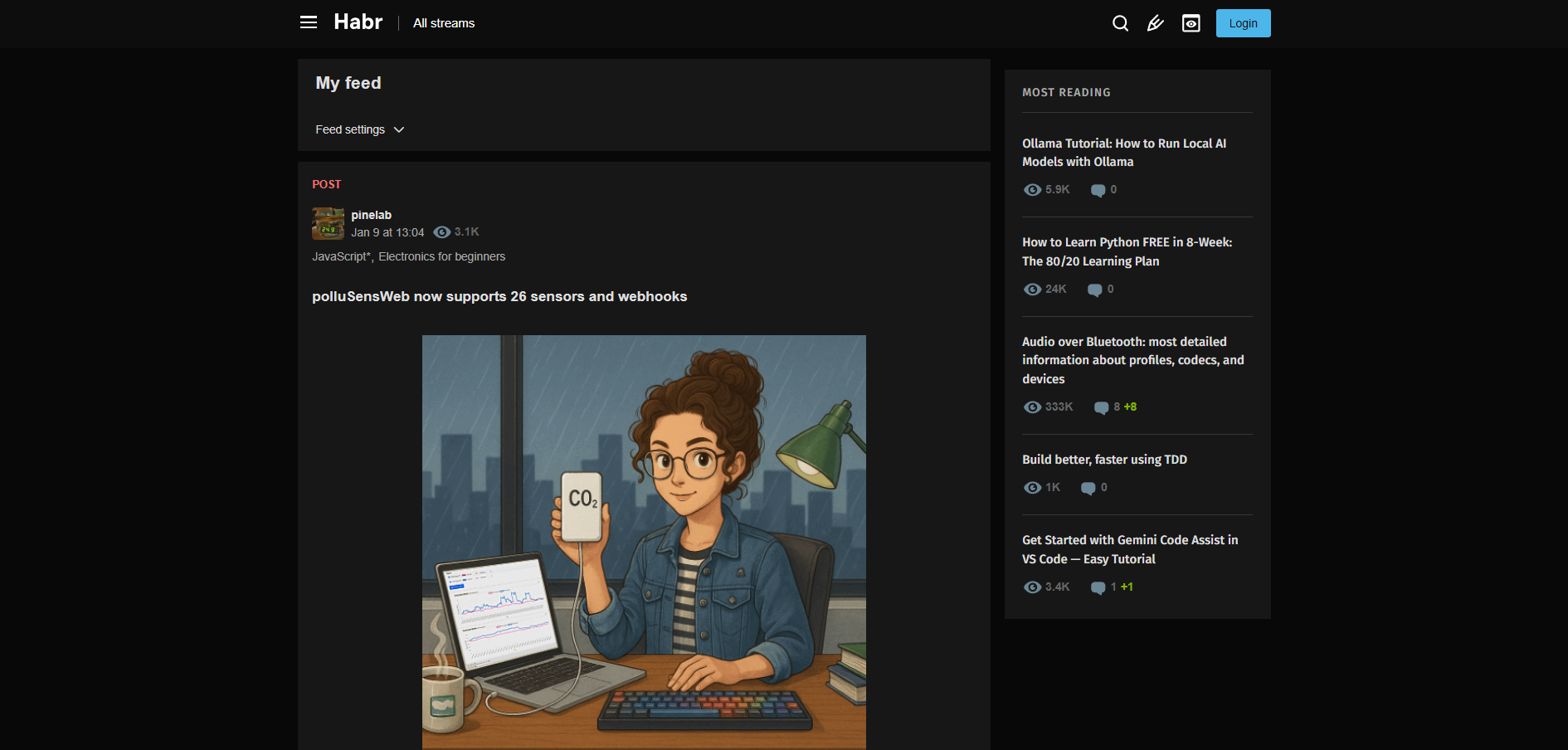 Контакти на помощния център на Habr