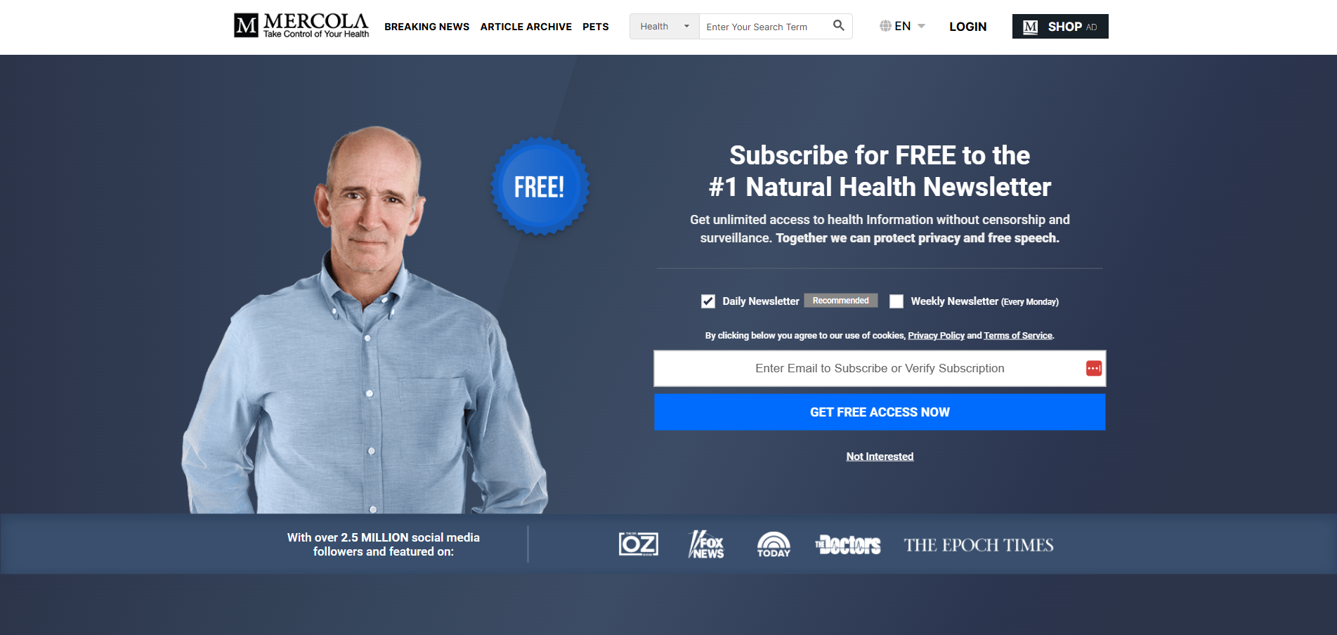 Контакти на Mercola Help Desk