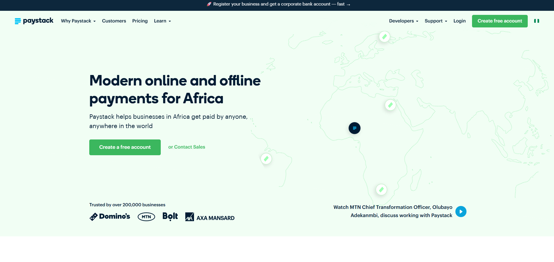 Контакти на Paystack Help Desk