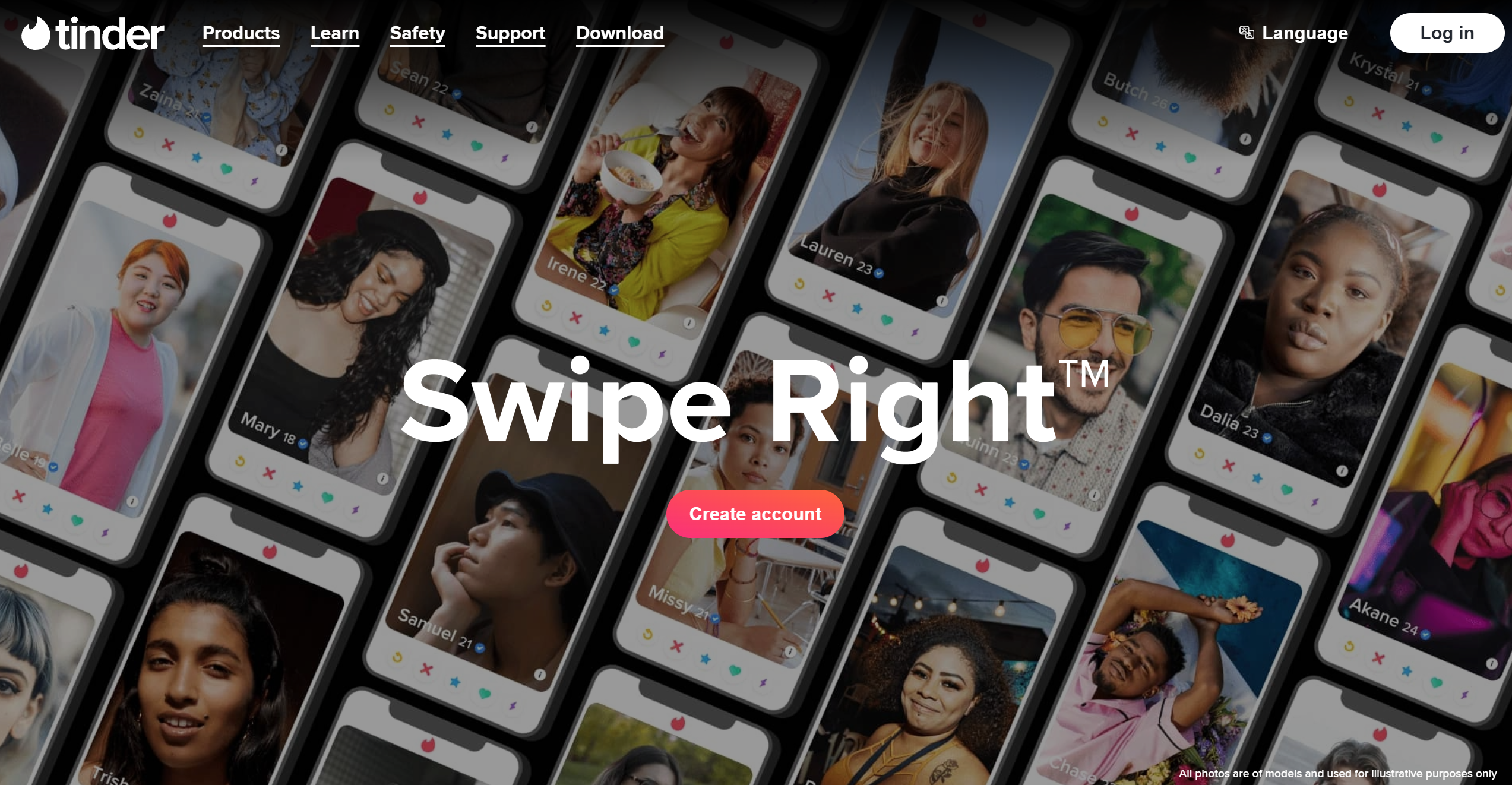 Контакти на Tinder Help Desk