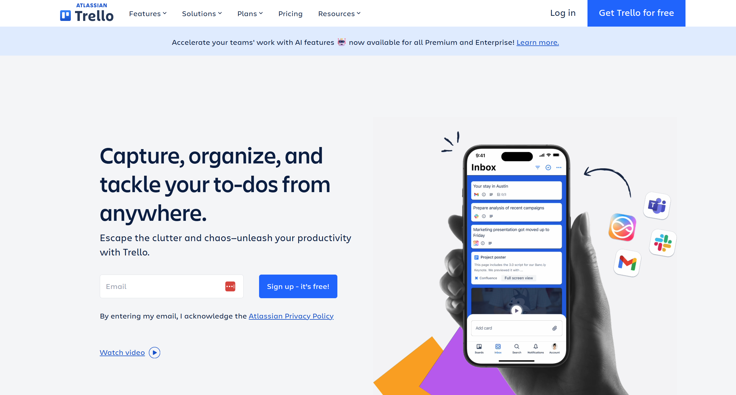 Контакти на Trello Help Desk