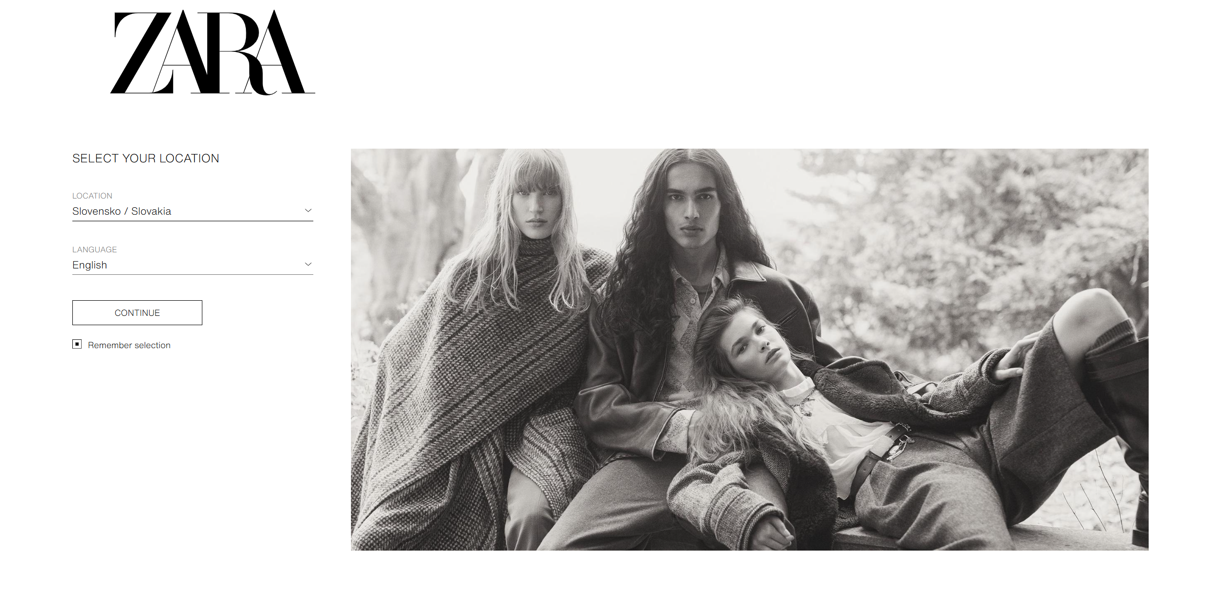 Контакти на помощния център на ZARA