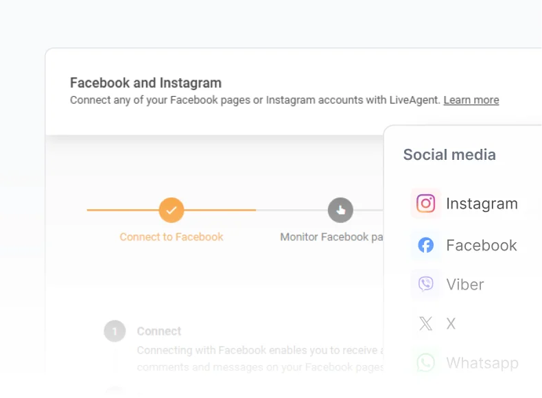 Интеграции на LiveAgent със социалните медии Facebook, Instagram и WhatsApp