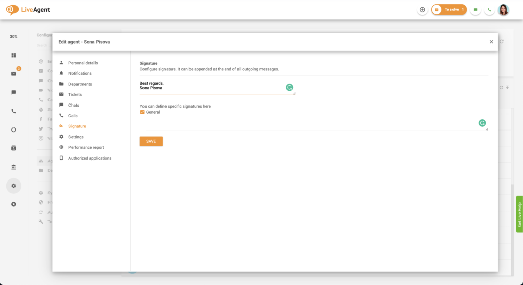 Подпис на агент