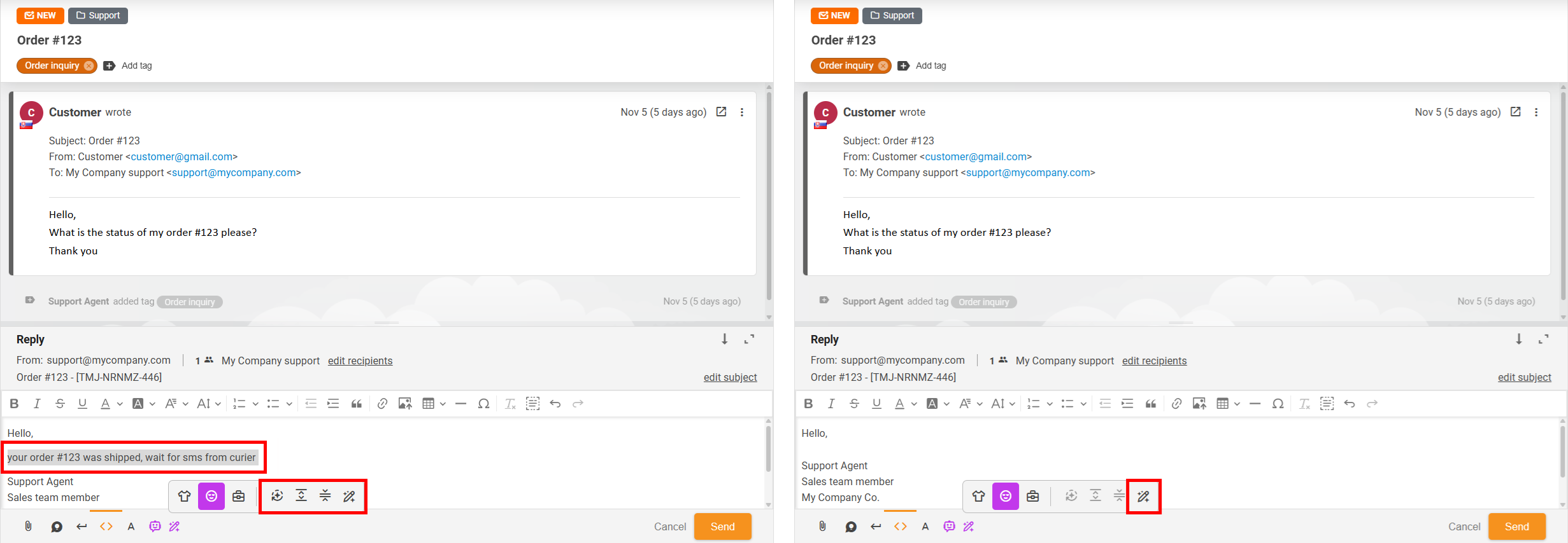 Ways to use AI Answer Improver