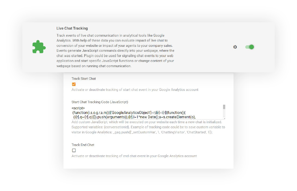 Вградено проследяване на чат в LiveAgent